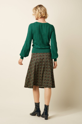 King Louie Juno Skirt Mirth - Rhubarb Red