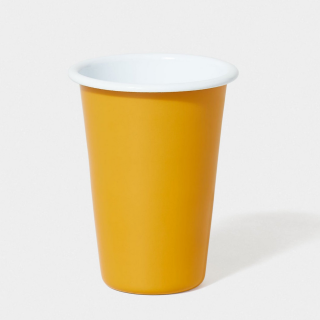 Falcon Enamelware Tall Tumbler - Mustard Yellow