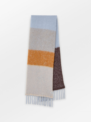 Becksöndergaard - Striped Anilopa Scarf Tomato Orange
