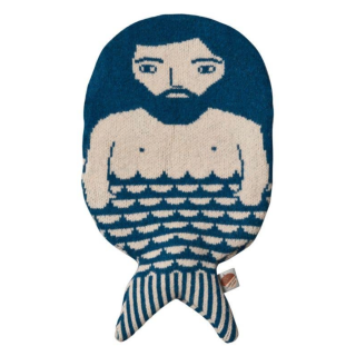 Donna Wilson - Merman Hot Water Bottle - Blue