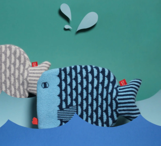 Donna Wilson - Finn Hot Water Bottle - Blue