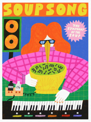 Dans Les Dents - Poster Soup Song
