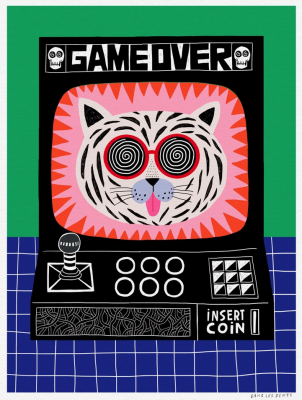 Dans Les Dents - Poster Game Over