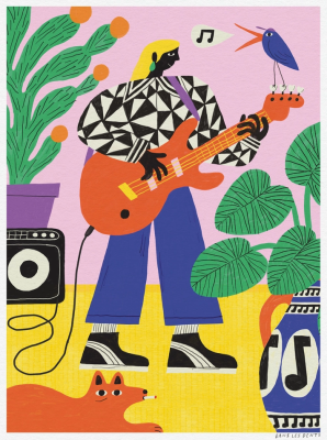 Dans Les Dents - Poster the Bass Player