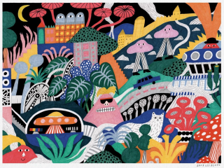 Dans Les Dents - Poster Mushroom World