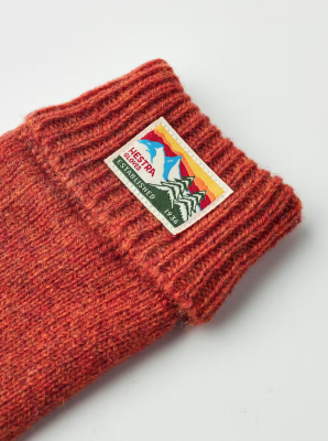 Hestra - Raggwool Mitt Orange