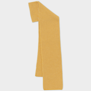 Jo Gordon - Large Garter Stitch Scarf Golden Eye & Oatmeal