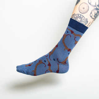 Kitchener Items Socks - Dackel Carta Zucchero