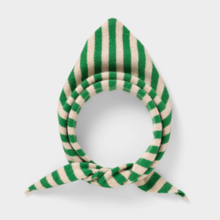 Jo Gordon - Stripe Triangle Neckerchief Pagoda & Oatmeal 