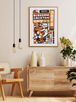 Paiheme Studio Poster: Blossom Cocktail Print 