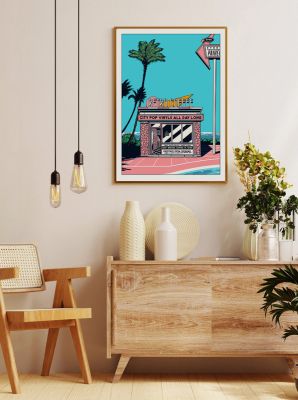 Paiheme Studio Poster: City Pop Coffee 