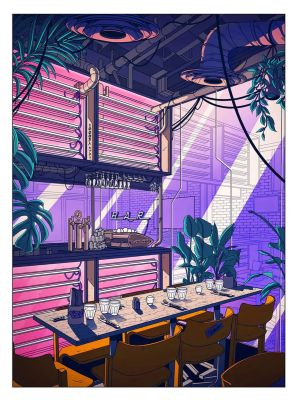 Paiheme Studio Poster: Indus Coffee