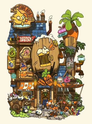 Paiheme Studio Poster: Storefront Astrub