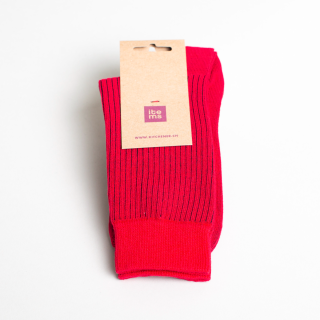 Kitchener Items Socks - Ribbed Corallo