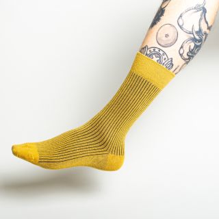 Kitchener Items Socks - Ribbed Senape 