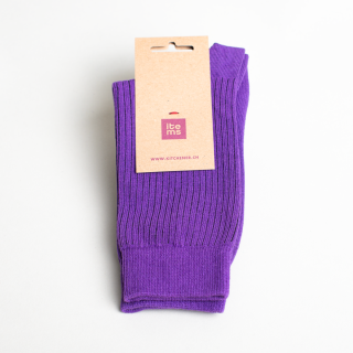 Kitchener Items Socks - Ribbed Viola