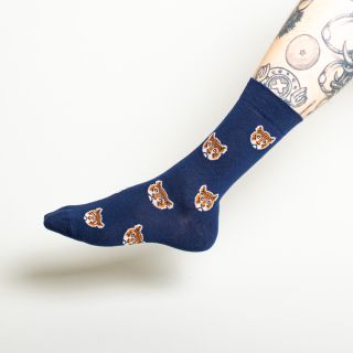 Kitchener Items Socks - Tiger Blu Scuro