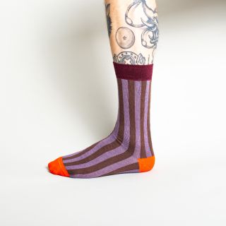 Kitchener Items Socks - Stripe Mallo & Temporale