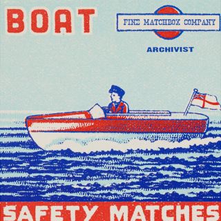 Archivist Gallery Safety Matches: Boat