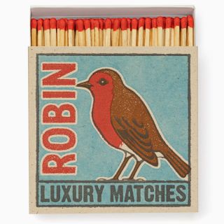 Archivist Gallery Safety Matches: Robin