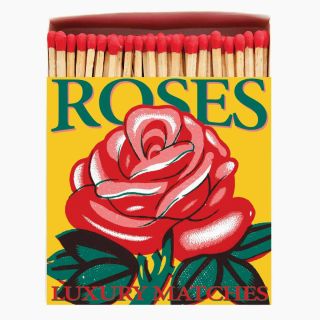 Archivist Gallery Safety Matches: Red Rose