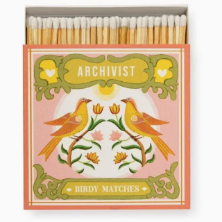 Archivist Gallery Safety Matches: Ariane's Birdy