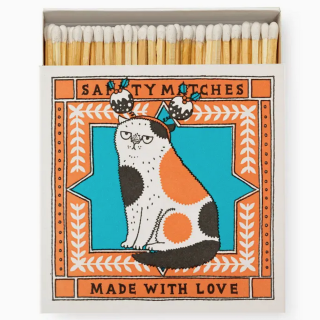 Archivist Gallery Safety Matches: Christmas Cat