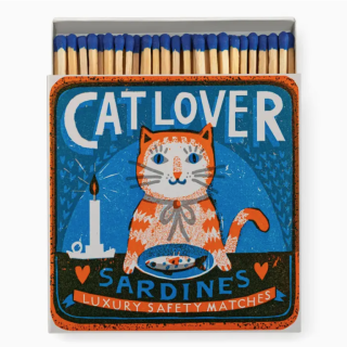 Archivist Gallery Safety Matches: Cat Lover Sardines