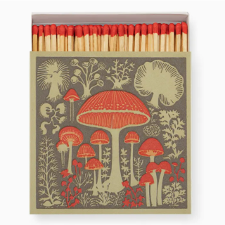 Archivist Gallery Safety Matches: Mushrooms By Real, Fun, Wow!