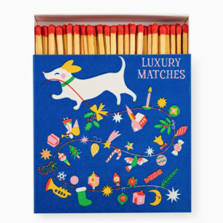 Archivist Gallery Safety Matches: Festive Dog