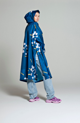 Rainkiss - Japanese Blossom - Rain Poncho 