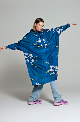 Rainkiss - Japanese Blossom - Rain Poncho 