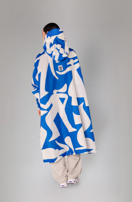 Rainkiss - Timo Kuilder 'Blue Dance' - Rain Poncho 