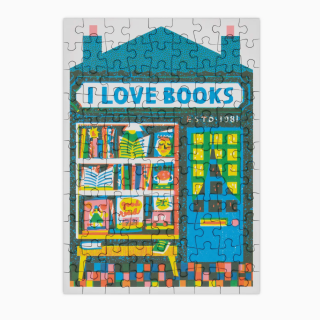 Happily Puzzles Book Shop - 99 Piece Mini Jigsaw Puzzle