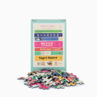 Happily Puzzles Cook Books - 99 Piece Mini Foodie Jigsaw Puzzle