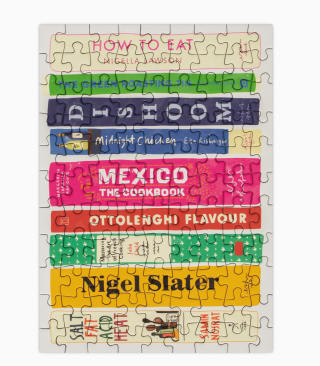 Happily Puzzles Cook Books - 99 Piece Mini Foodie Jigsaw Puzzle