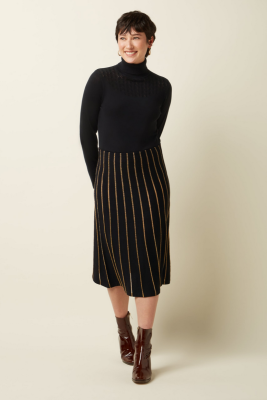 King Louie - Knit Skirt Plume Black