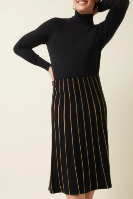 King Louie - Knit Skirt Plume Black