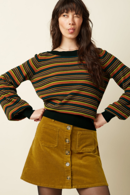 King Louie - Audrey Bell Top Marielle Black