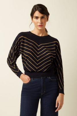 King Louie Joy Top Plume Black