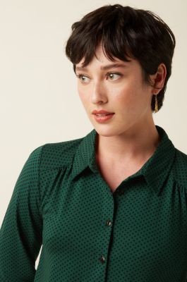 King Louie - Carina Blouse Piper Botanical Green