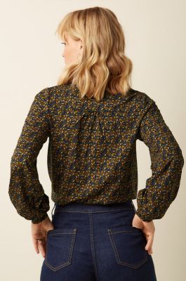 King Louie - Maisie Blouse Mirth Jersey Rhodonite Blue