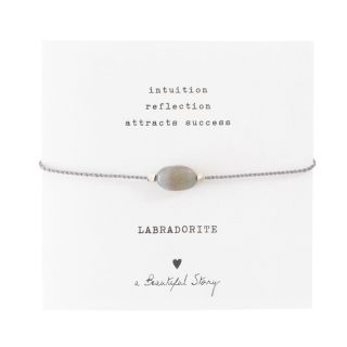 A Beautiful Story - Gemstone Labradorite Silver Bracelet 