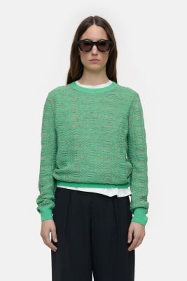 Closed - Mouliné Pullover - Green Kick