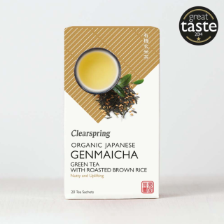 Clearspring Organic Japanese Genmaicha - 20 Tea Sachets