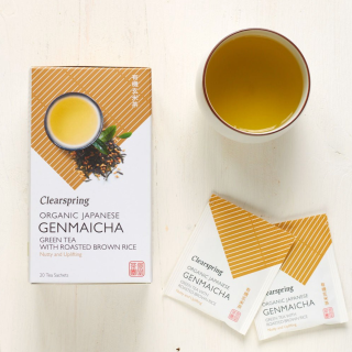 Clearspring Organic Japanese Genmaicha - 20 Tea Sachets