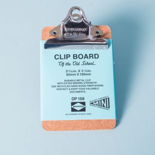 Penco Light Silver Clip Mini Clipboard 
