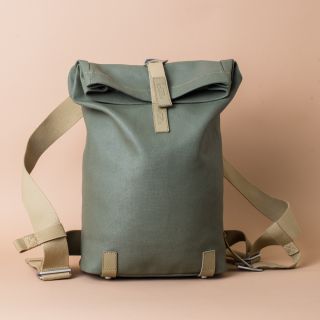 Brooks England Pickwick Cotton Canvas 12l Sage Green Backpack