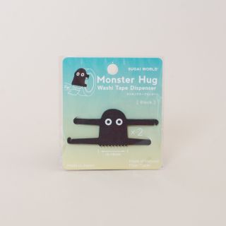 Sugai World - Monster Hug BLACK MONSTER - Washi Tape Dispenser