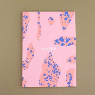 The Completist Terrazzo Shapes A5 Lay Flat Notebook